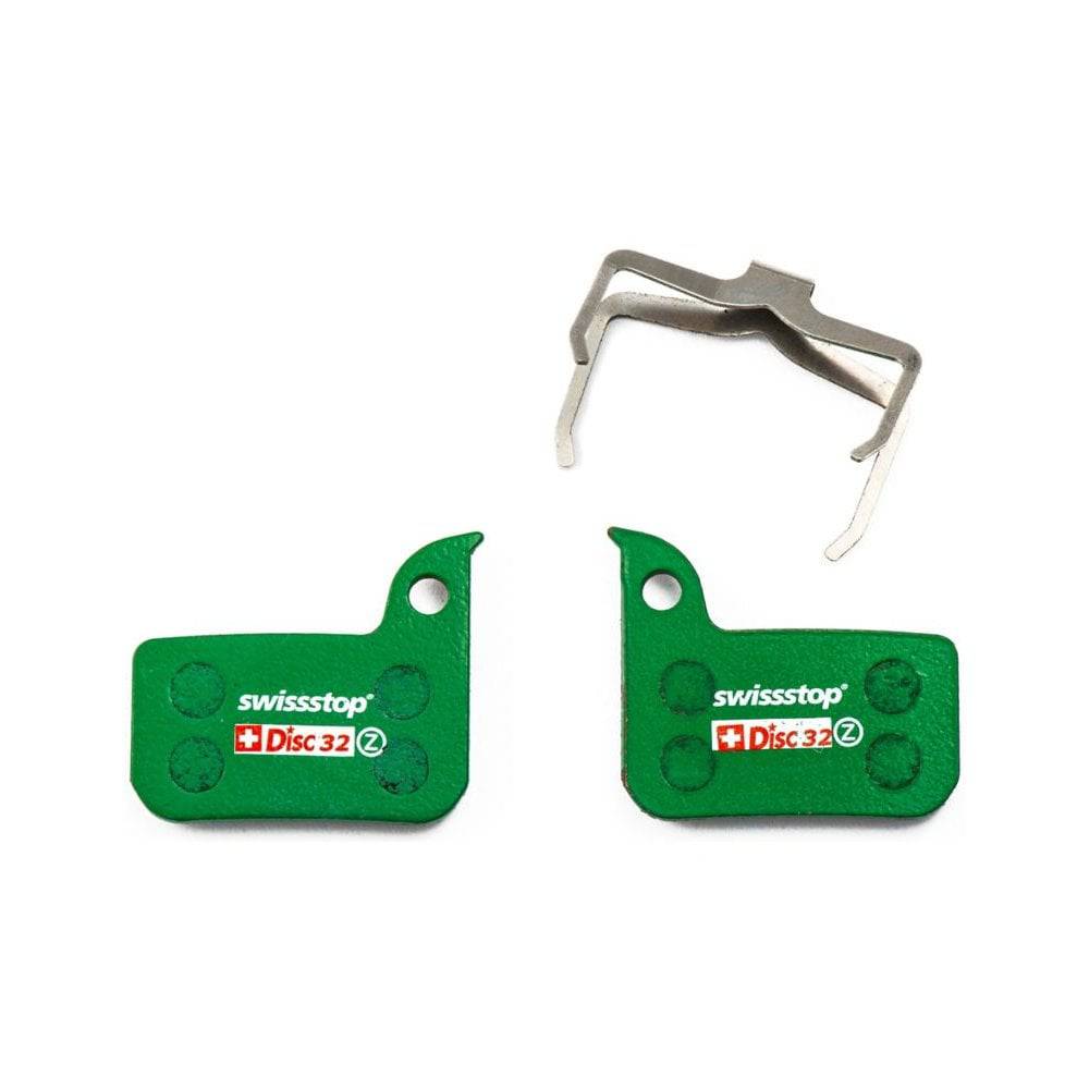 SwissStop Disc 32 brake pads for SRAM Road G1 Red eTap AXS, Force, Rival Green disc brakes, component for bike braking system