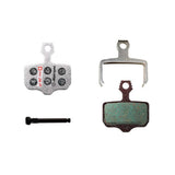 SwissStop Disc 26 brake pads for SRAM and Avid MTB e-bike disc brakes, showing the black rubber pads and metal backing plates.