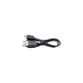 Topeak Micro USB charging cable in black, 50cm, designed for Mobile PowerPack and USB devices, accessory for charging and data transfer.