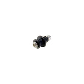 Topeak Defender RC1 external fixer nut in black for mudguard mounting, showing a close-up of the accessory part.