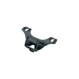 Topeak bike frame bracket for Pocket Rocket, Micro Rocket, and Speed Pump mounts, shown attached to a bicycle frame.