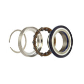 Enduro Bearings PF30 XD-15 Corsa bottom bracket for 30mm axles, showing the black and silver component with bearing seals.