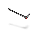 DT Swiss RWS alloy quick release lever for Shimano E-thru 12mm x 142mm hubs, featuring an aluminum lever for secure wheel attachment.