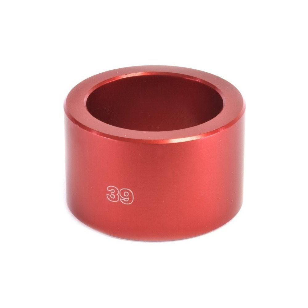 Wheels Manufacturing 39mm sleeve for BB bearing extractor cup, workshop tool accessory for bike maintenance and bearing removal.