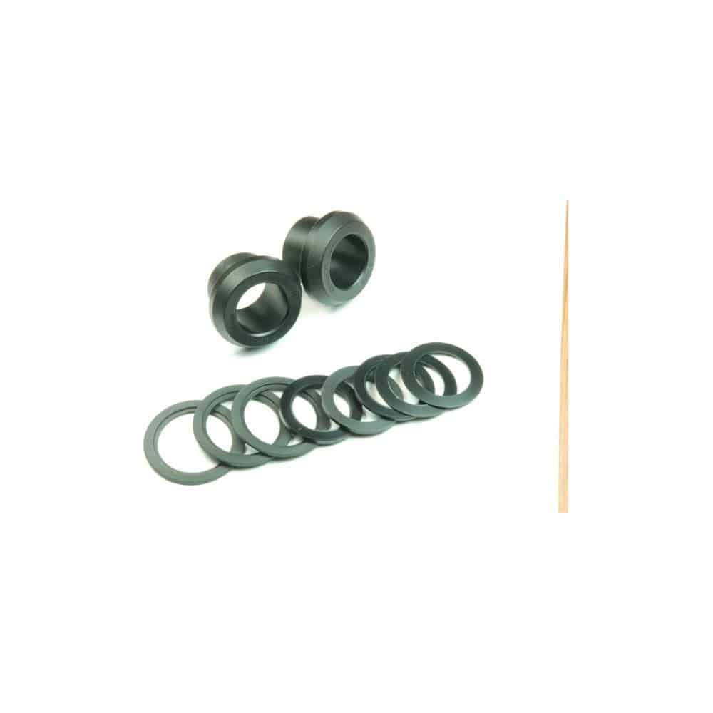 Wheels Manufacturing Shimano multi bottom bracket adapter for 30mm axle cranks, bike component for smooth installation.