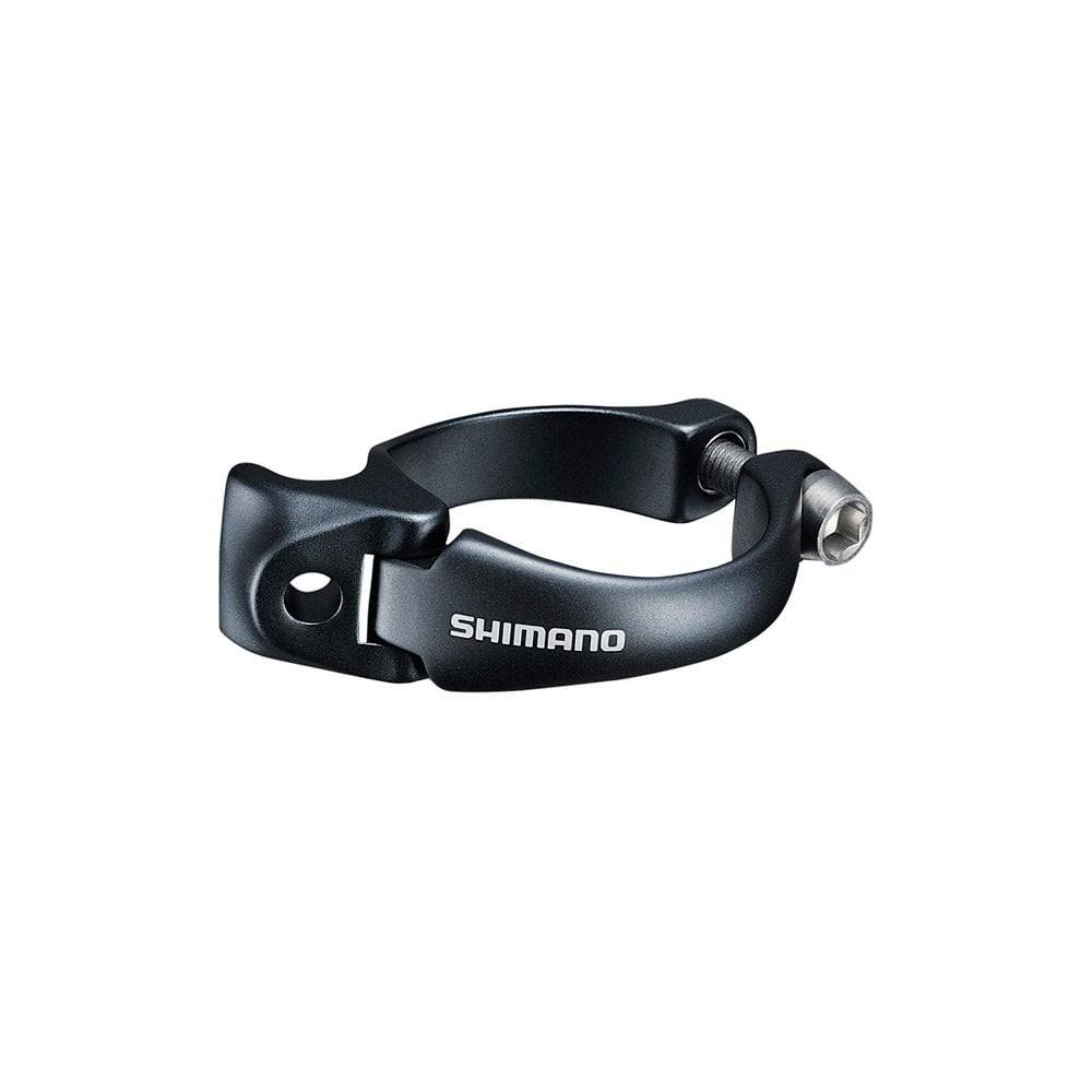 Shimano Dura-Ace SM-AD91 front derailleur band adapter for Di2 9150 components, spare bike parts in silver color