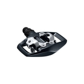 Shimano PD-ED500 dual-sided SPD pedals with light action design and adjustable tension for cycling components.