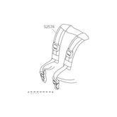 Thule RideAlong Mini replacement harness for child bike seat, secure strap for safe riding, accessory for Thule bike seats.