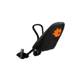 Thule Yepp Mini raincover for waterproof child bike seat with storage pouch, protecting young riders from rain.