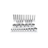 Park Tool T25 Torx bit, 68mm length, for 3/8 ratchet drive tools, ideal for workshop bike maintenance and repair.