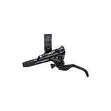 Shimano Deore XT BL-M8100 hydraulic disc brake lever set for mountain biking, showing close-up of brake levers on the component.
