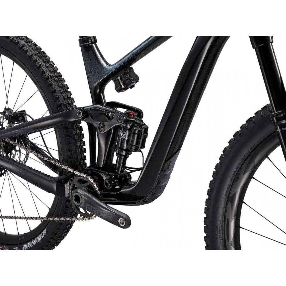 Giant Trance Advanced Pro 29 mountain bike with Shimano Deore XT disc brakes, rugged frame and knobby tires for off-road riding.