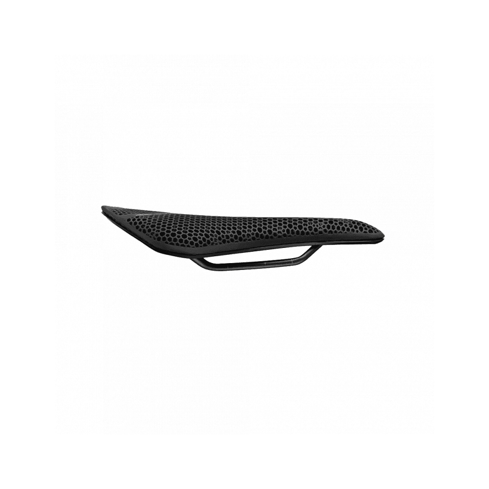 Fizik Vento Argo Adaptive R3 cycling saddle with 3D printed zonal cushioning, designed for comfort and performance.