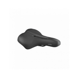 Selle Royal Float Slow Fit black women's bike saddle with ICS system, moderate padding, and ergonomic design for cycling comfort.