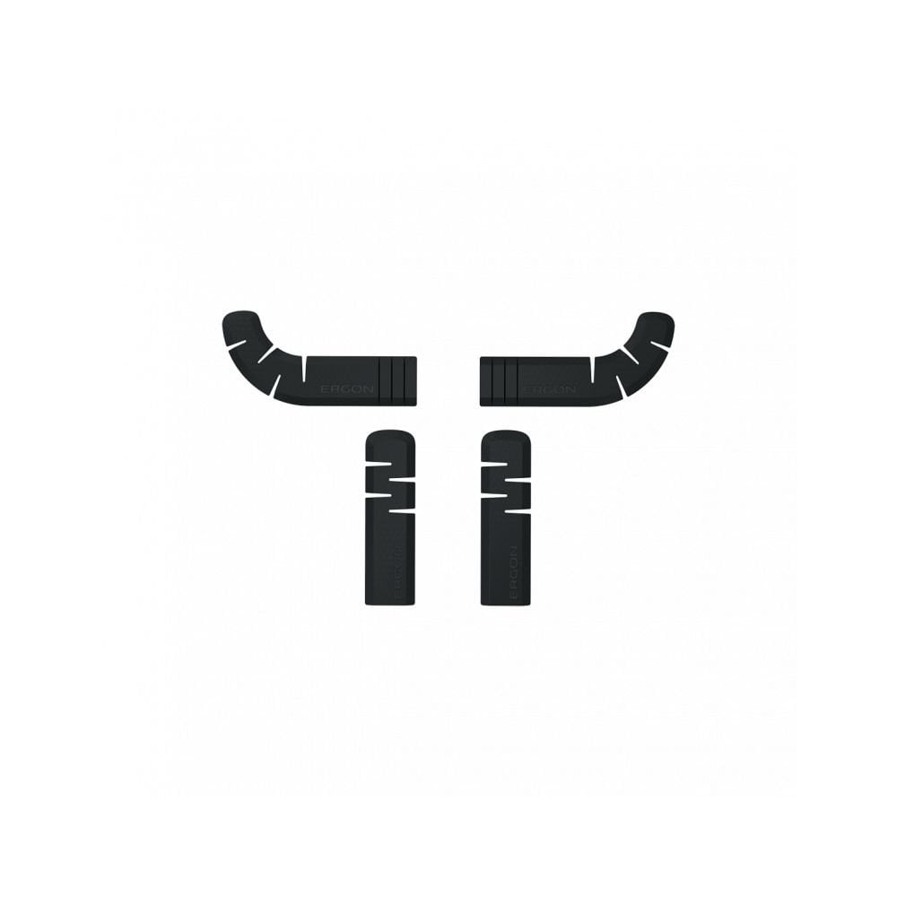 Ergon BT Orthocell Pad Set in black for road, gravel, and cyclocross bike handlebars, designed for comfortable grip and control.