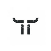 Ergon BT Orthocell Pad Set in black for road, gravel, and cyclocross bike handlebars, providing comfort and support during rides.