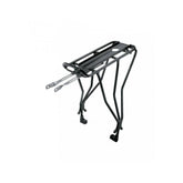 Topeak MTX 2.0 child bike seat with quicktrack mounting system for disc brake bikes, shown with secure attachment and safety features.