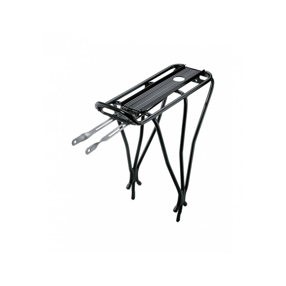 Topeak Babyseat II rack for 26", 27.5", and 700c bikes with Quicktrack system, bike accessories for child carrier attachment.