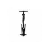 Topeak Transformer Eup black bike stand and floor pump with TwinHead DX5 valve, featuring a compact, durable design for cycling accessories.