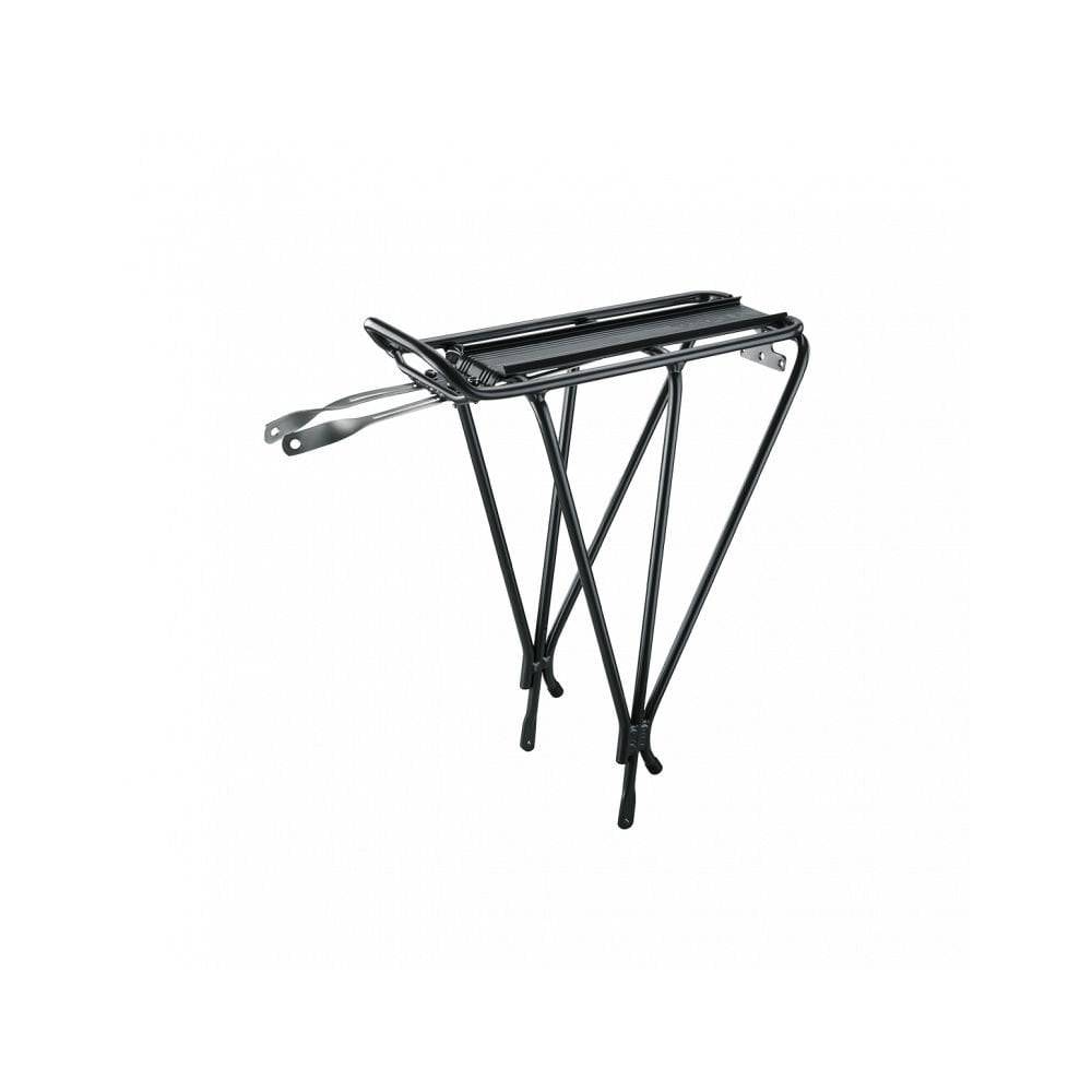 Topeak Explorer 29er 2.0 black rear bike rack with MTX QuickTrack designed for 29-inch mountain bikes.