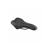 Selle Royal Float Slow Fit Black athletic bike saddle with ICS system for comfort, shown from side view on a bicycle seat