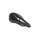 Fizik Vento Argo 00 racing saddle with ergonomic cut-out and carbon rails, designed for high-performance cycling components.