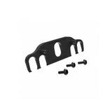 Black Ohlins RXF36 and DH38 stability bracket for mountain bike forks, RRP Rapid Racer accessories, mounted on bike fork.