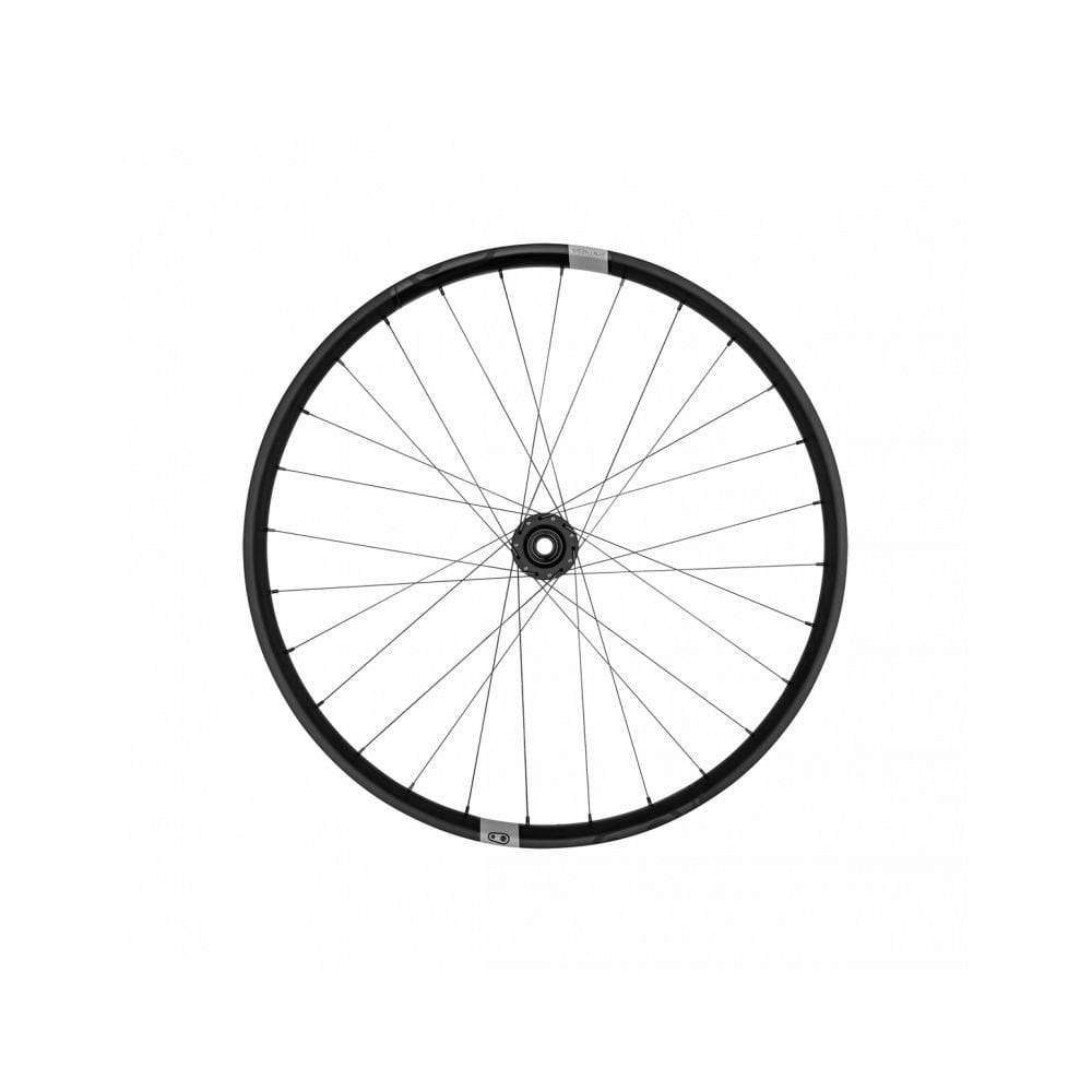 Crankbrothers Synthesis Alloy E-MTB front wheel 27.5-inch Boost with 6-bolt disc brake, lightweight aluminum mountain bike component.