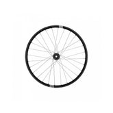 Crankbrothers Synthesis Alloy E-MTB front wheel 27.5-inch Boost with 6-bolt disc brake mount and lightweight aluminum construction.