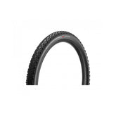 Pirelli Scorpion XC RC SmartGRIP yellow MTB tire 29x2.40 with tubeless ready ProWall features, mounted on a wheel.