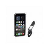 Topeak RideCase for iPhone 13 Pro, durable bike phone mount with adjustable stand and secure grip for cycling accessories.