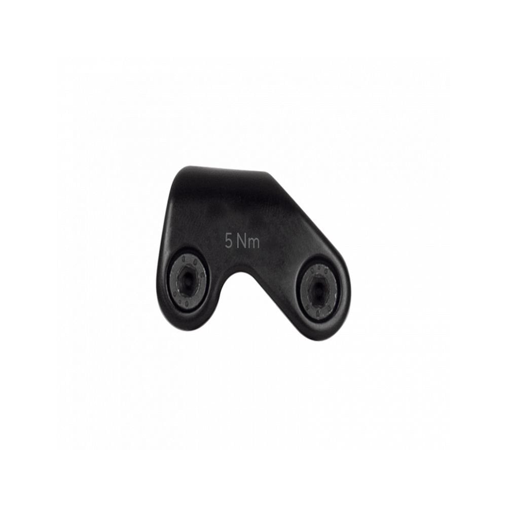 Ergon Flip Head Kit for Oval Carbon Rails 7x9mm, compatible with CF Allroad Pro seatpost, black bicycle component.