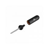 Topeak Tubi Cartridge G16 storage box in black, designed for gravel bike tubeless tire repair components.