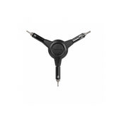 Topeak Y-Hex speed wrench with 2/2.5/3mm hex bits and speed sleeve, black workshop tool for bike maintenance.