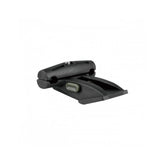 Topeak Duo Fixer black saddle rail mount for QuickClick accessories, suitable for bike workshop setup and quick accessory attachment.