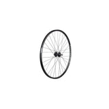 Bontrager 700C rear MTB wheel with 6-bolt disc brake mount, black 32H alloy rim, suitable for mountain biking components