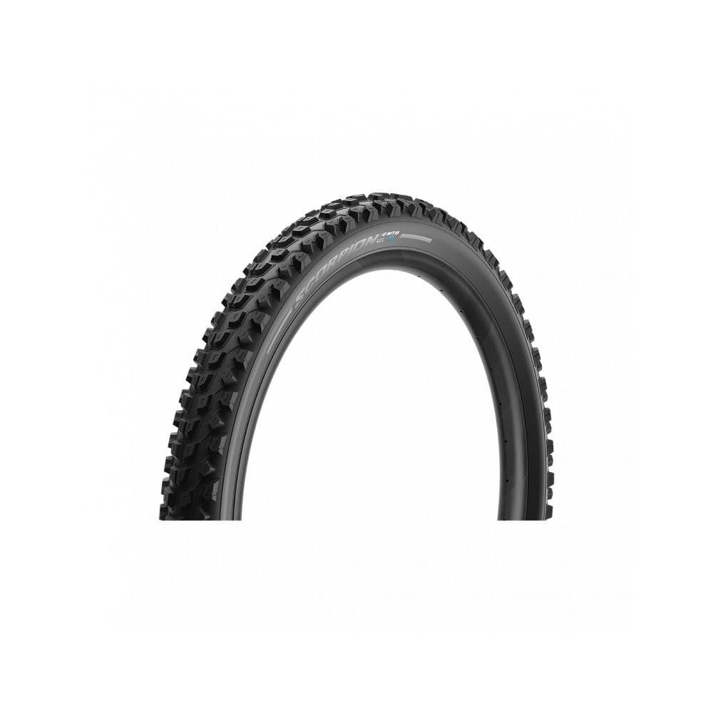 Pirelli Scorpion E-MTB S tyre with SmartGRIP Gravity compound for off-road mountain biking trails.