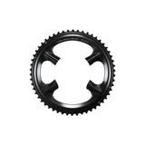 Shimano Dura-Ace FC-R9200 54-tooth outer chainring for 12-speed cranksets, showing the black metal gear with teeth.