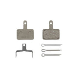 Shimano B05S-RX resin disc brake pads with spring for 2-piston e-bike brakes, durable component for reliable stopping power.