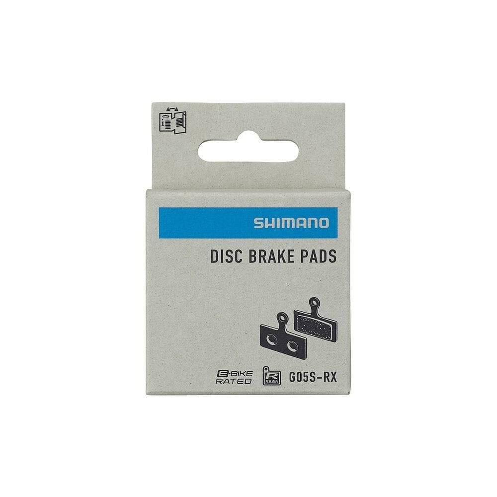 Shimano G05S-Rx Disc Pads And Spring Steel Back Resin Disc Pads
