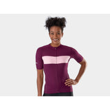 Trek Circuit Women's LTD cycling jersey in breathable, eco-friendly fabric, fitted design for women, shown on a model.