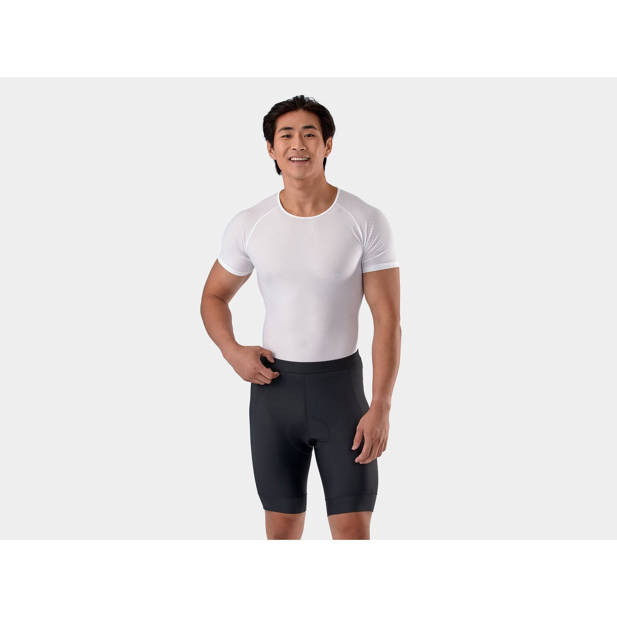 Trek Solstice eco-friendly unisex cycling shorts showing a comfortable fit and breathable fabric for active riding.