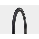 Bontrager H2 Hard-Case Ultimate bike tire with puncture protection and reflective sidewalls, designed for durability and visibility.