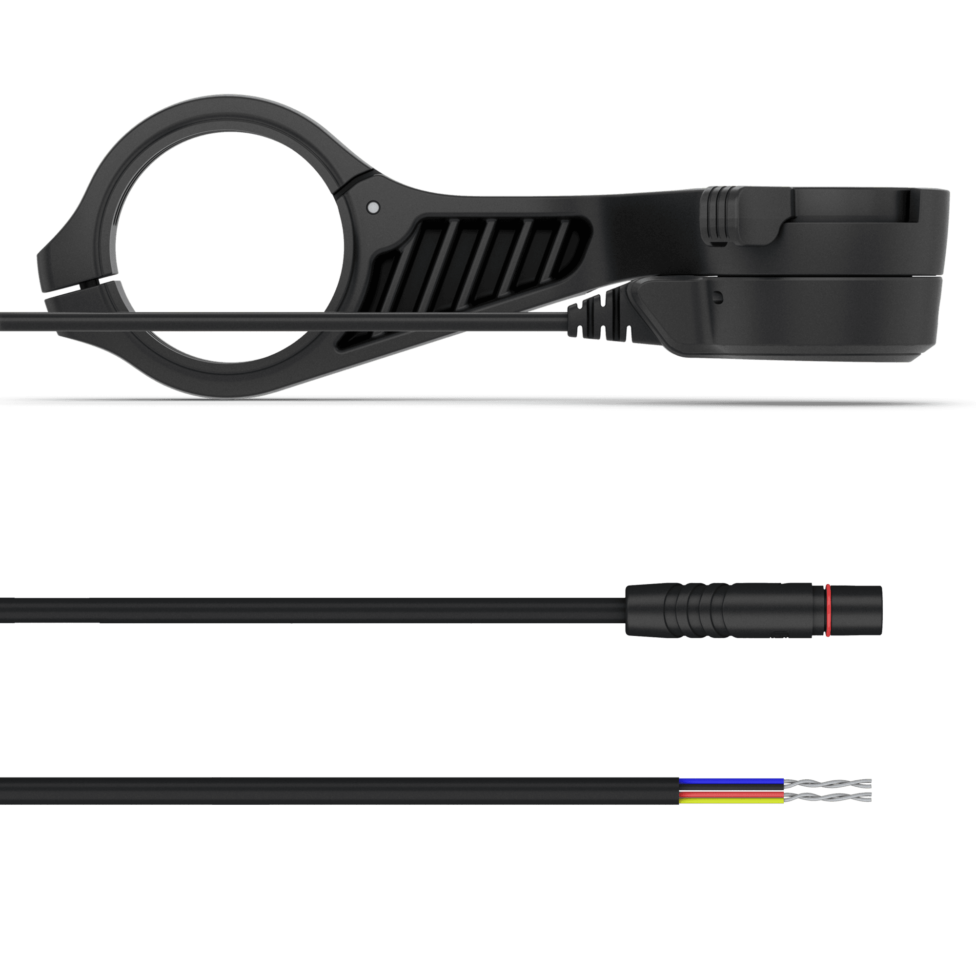 Garmin Power Mount cables for Shimano Steps eBike systems, USB-A compatible accessories for secure power connection.
