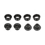 FSA Chainring Bolt Kit for Ebike single ring, four bolts, securing FSA crank components on bicycle.