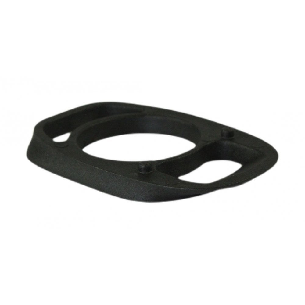 FSA NS STSP cone spacer for SMR to ACR stems, headset adjustment component, silver metal part with ridged design.
