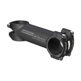 FSA Omega road bike stem with 31.8mm clamp, 60-130mm length, ±6° angle, black component for cycling handlebars.