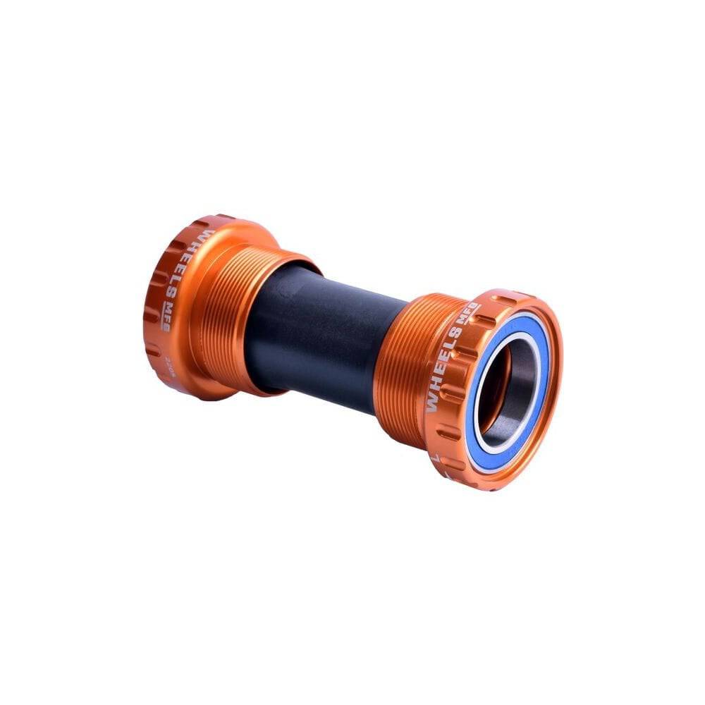 Orange Wheels Manufacturing BSA threaded bottom bracket with ABEC-3 bearings for 24mm cranksets, bike component for smooth rotation.