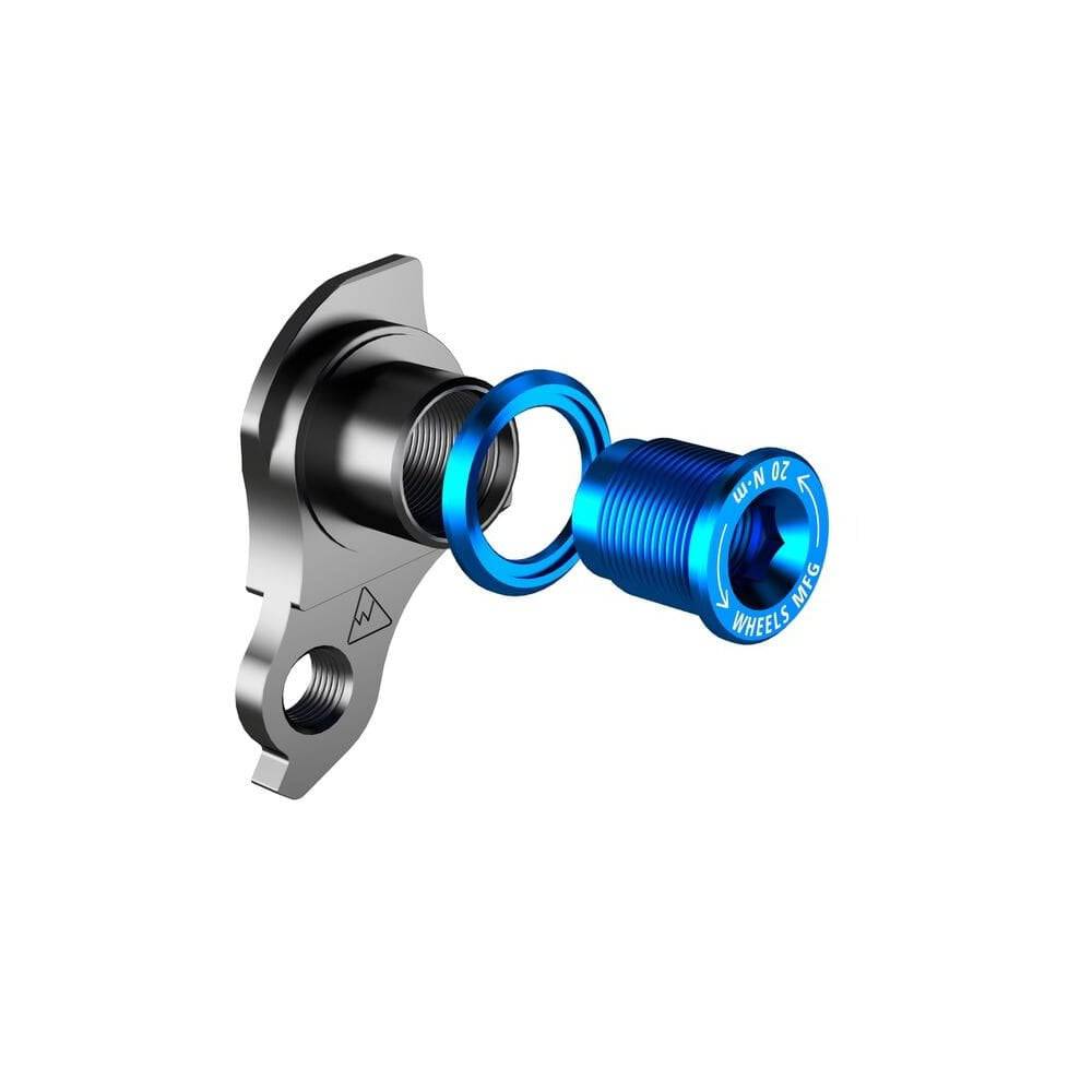 Wheels Manufacturing Replaceable Derailleur Hanger / Dropout 404-5 Teal Bolt Hanger