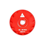 Wheels Manufacturing Praxis T47 Bottom Bracket Tool with 12 notches and 50mm thin flange for bike workshop use.